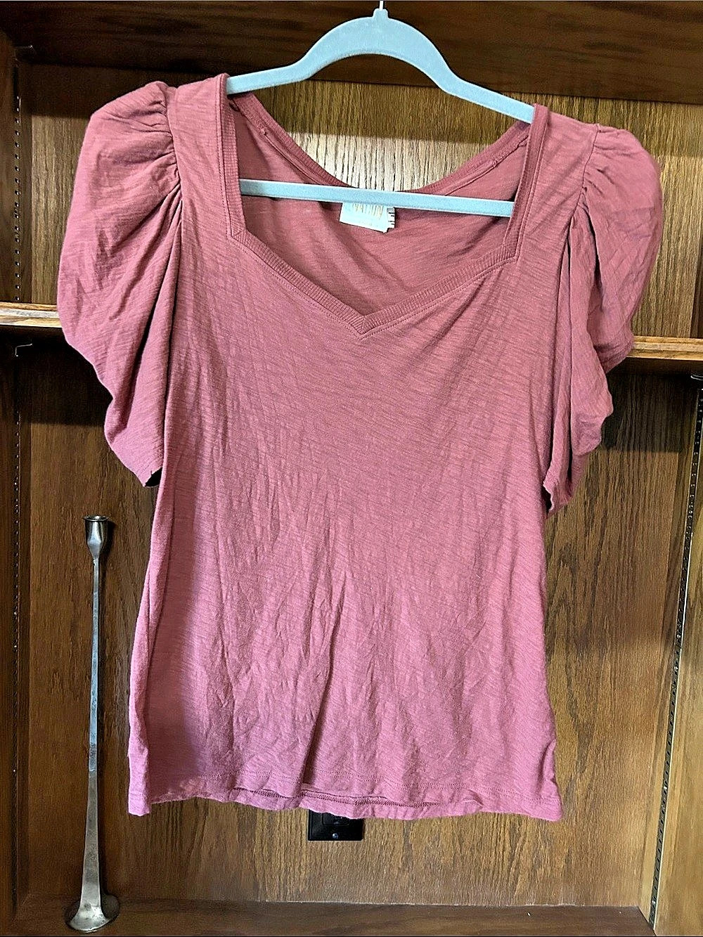 Nation Short Sleeve Tee in Mauve Pink